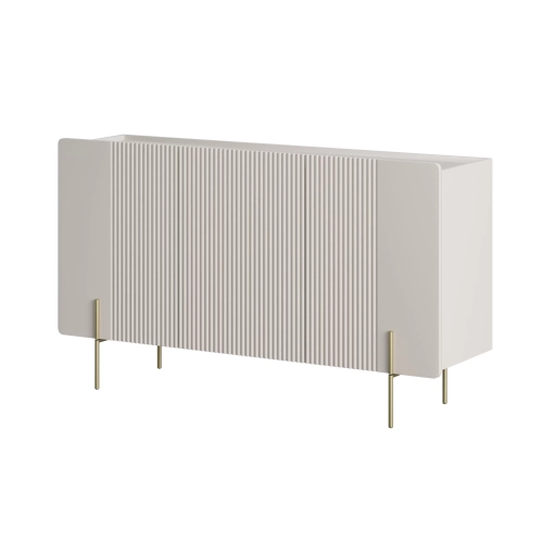 Komoda Malmi 150 cm - kaszmir / złote nóżki